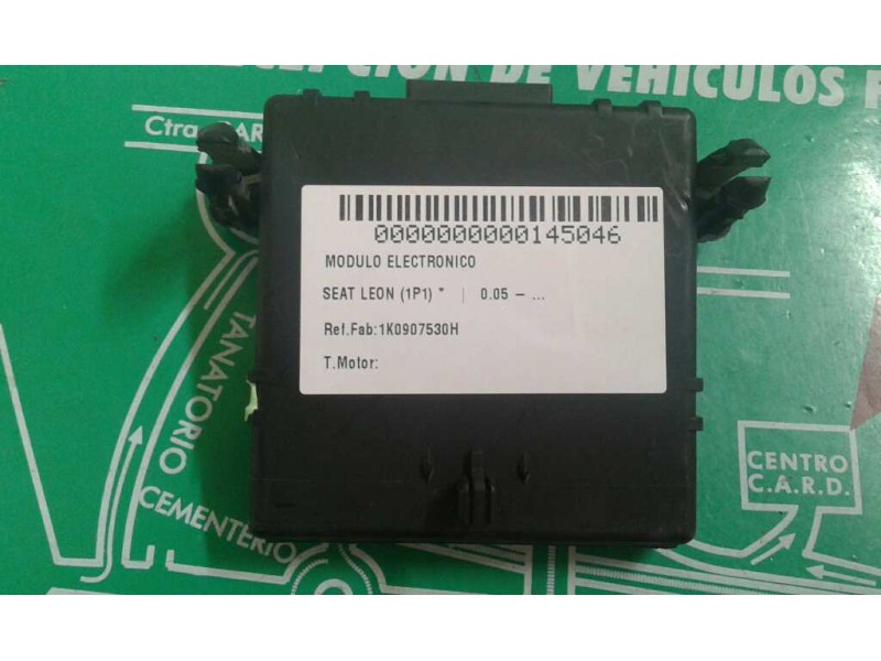 Recambio de modulo electronico para seat leon (1p1) referencia OEM IAM 1K0907530H  TEMIC