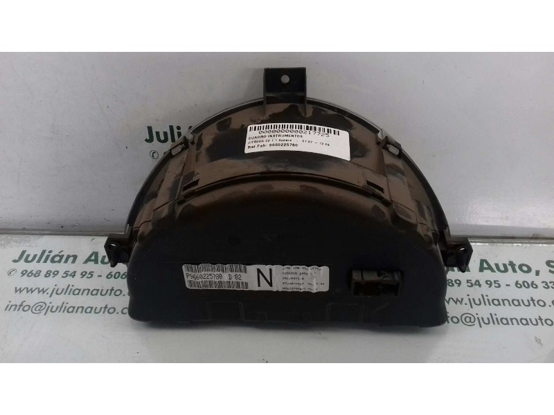 Recambio de cuadro instrumentos para citroen c3 1.1 audace referencia OEM IAM 9660225780 NS67273481 