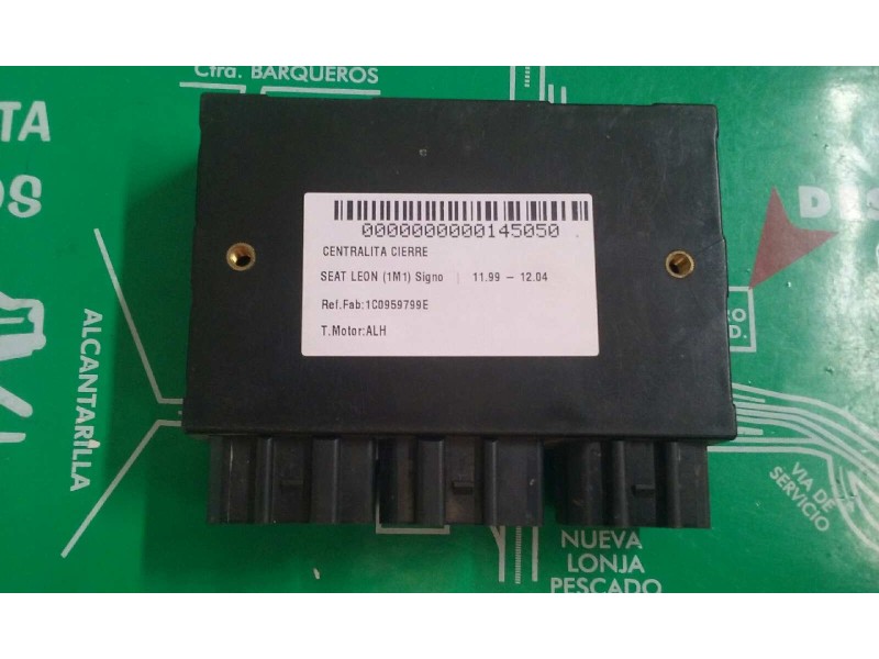 Recambio de centralita cierre para seat leon (1m1) signo referencia OEM IAM 1C0959799E  