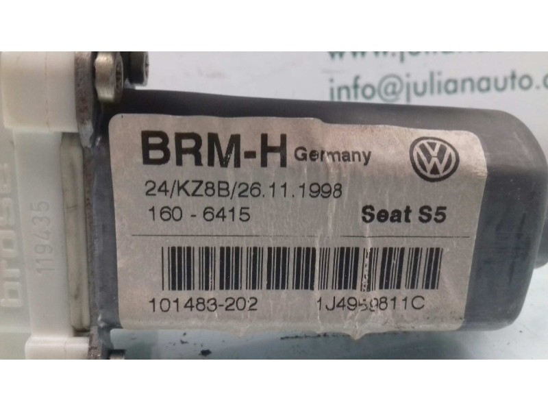 Recambio de motor elevalunas trasero izquierdo para seat toledo (1m2) signo referencia OEM IAM 1J4959811C 101439202 