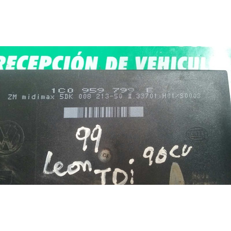 Recambio de centralita cierre para seat leon (1m1) signo referencia OEM IAM 1C0959799E  