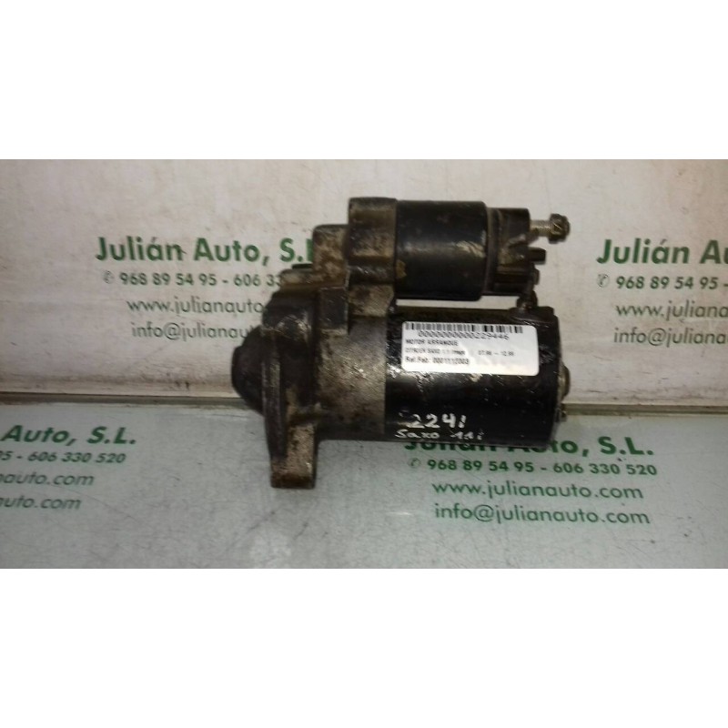 Recambio de motor arranque para citroen saxo 1.1 image referencia OEM IAM 0001116003 0001116003 BOSCH