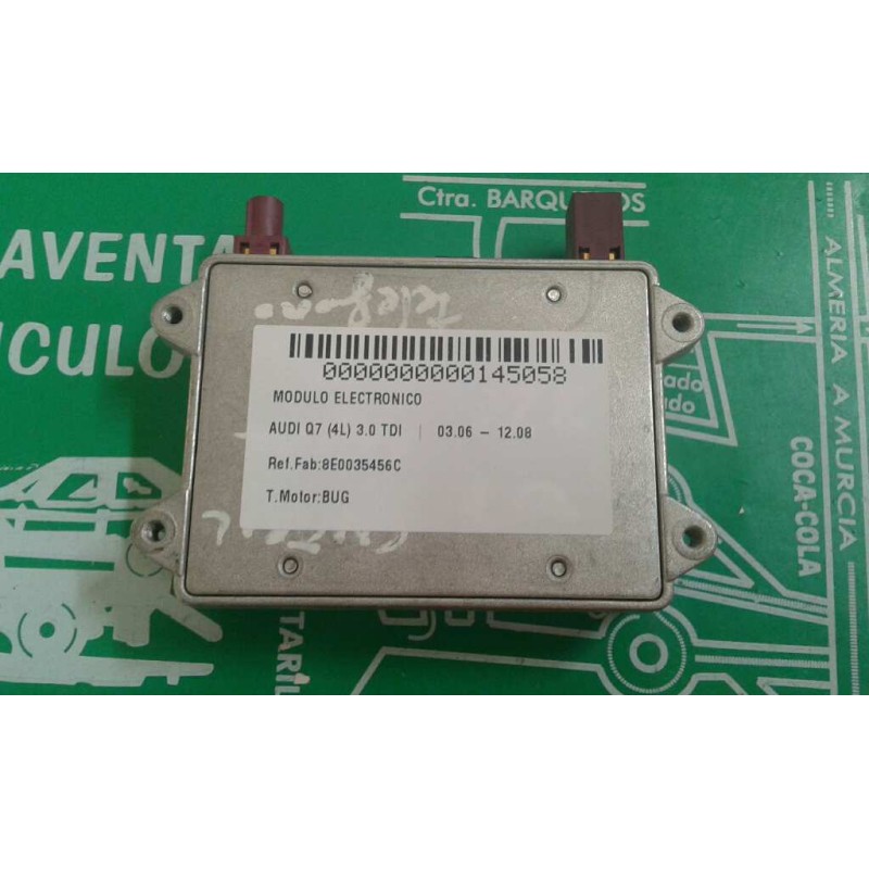 Recambio de modulo electronico para audi q7 (4l) 3.0 tdi referencia OEM IAM 8E0035456C  