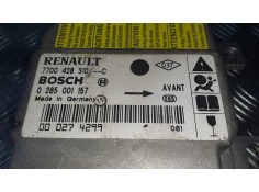 Recambio de centralita airbag para renault clio ii fase i (b/cbo) 1.4 alize referencia OEM IAM 7700428310C 0285001157 BOSCH 2