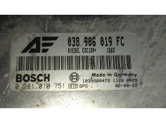 Recambio de centralita motor uce para volkswagen sharan (7m6/7m9) advance referencia OEM IAM 038906019FC 0281010751 BOSCH 2