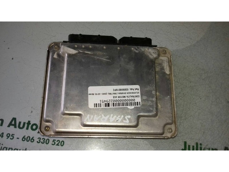 Recambio de centralita motor uce para volkswagen sharan (7m6/7m9) advance referencia OEM IAM 038906019FC 0281010751 BOSCH