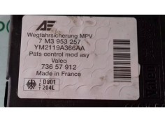 Recambio de centralita inmovilizador para volkswagen sharan (7m6/7m9) advance referencia OEM IAM 7M3953257 YM2119A366AA VALEO 2