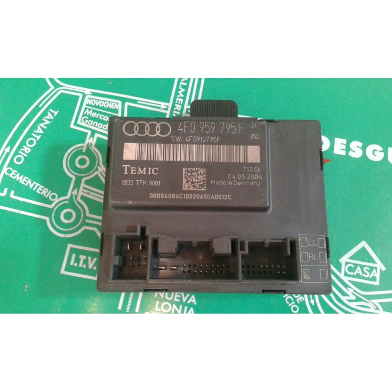 Recambio de modulo confort para audi a6 berlina (4f2) 2.7 tdi referencia OEM IAM 4F0959795F TRAS-IZQ TEMIC