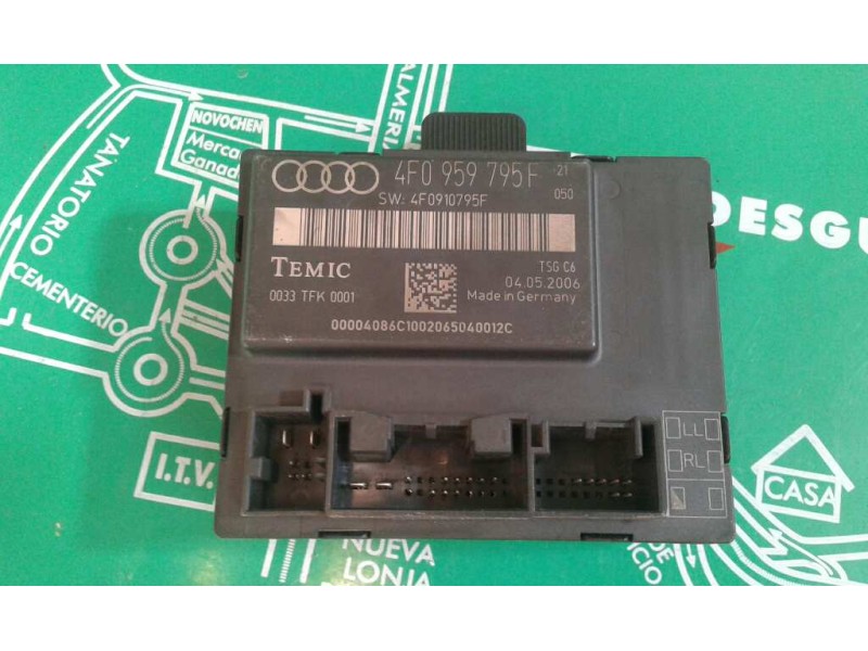 Recambio de modulo confort para audi a6 berlina (4f2) 2.7 tdi referencia OEM IAM 4F0959795F TRAS-IZQ TEMIC