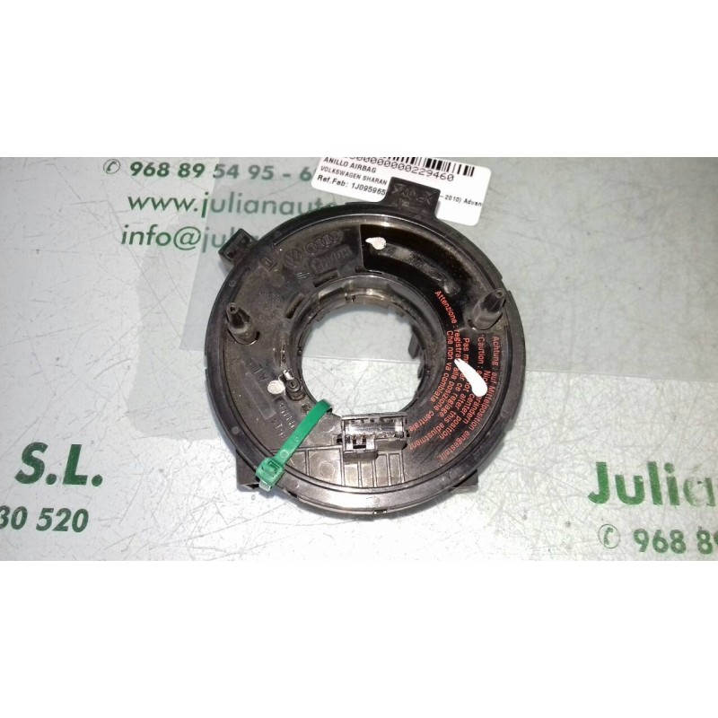 Recambio de anillo airbag para volkswagen sharan (7m6/7m9) advance referencia OEM IAM 1J0959653E  