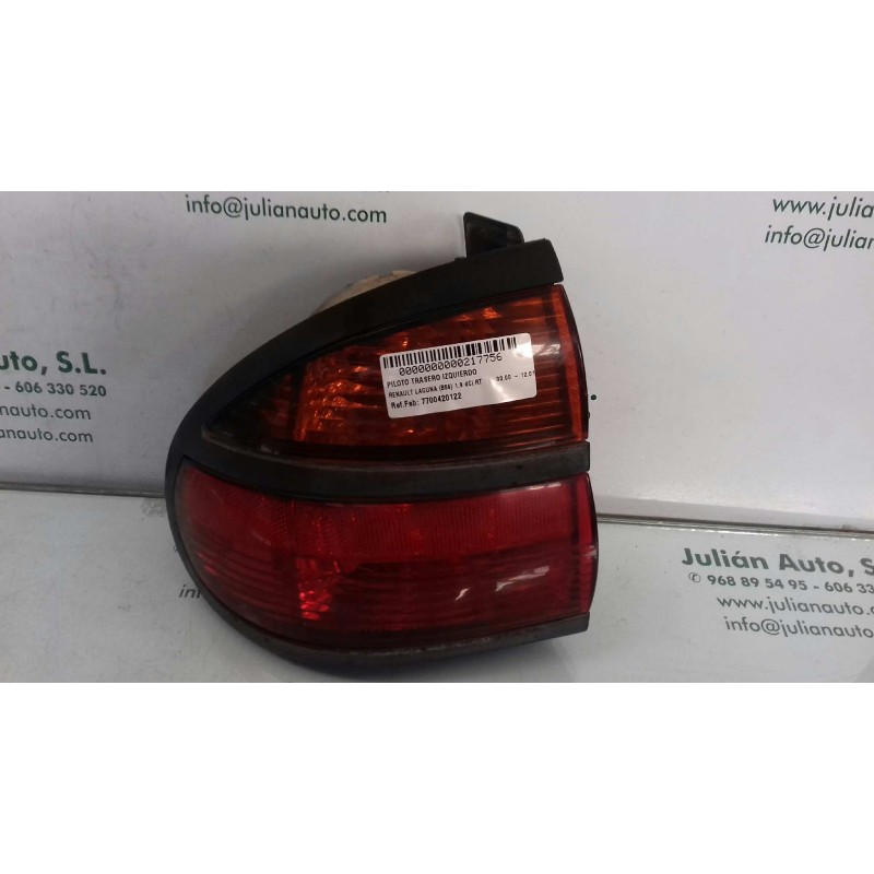 Recambio de piloto trasero izquierdo para renault laguna (b56) 1.9 dci rt referencia OEM IAM 7700420122  EXT - ALETA