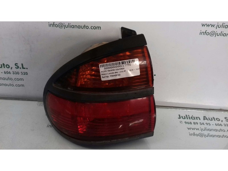 Recambio de piloto trasero izquierdo para renault laguna (b56) 1.9 dci rt referencia OEM IAM 7700420122  EXT - ALETA