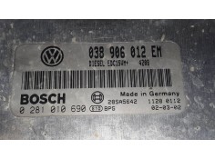Recambio de centralita motor uce para seat ibiza (6l1) signo referencia OEM IAM 038906012EM 0281010690 BOSCH 2