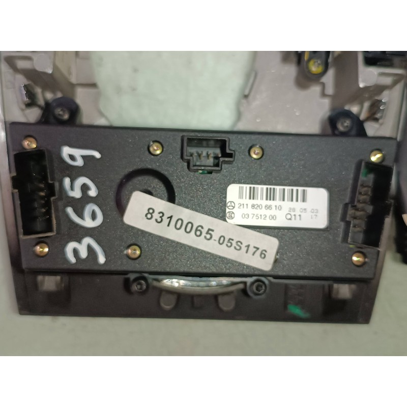 Recambio de guarnecidos palanca cambio para mercedes-benz clase e (w211) berlina e 500 (211.070) referencia OEM IAM 2118206610 0