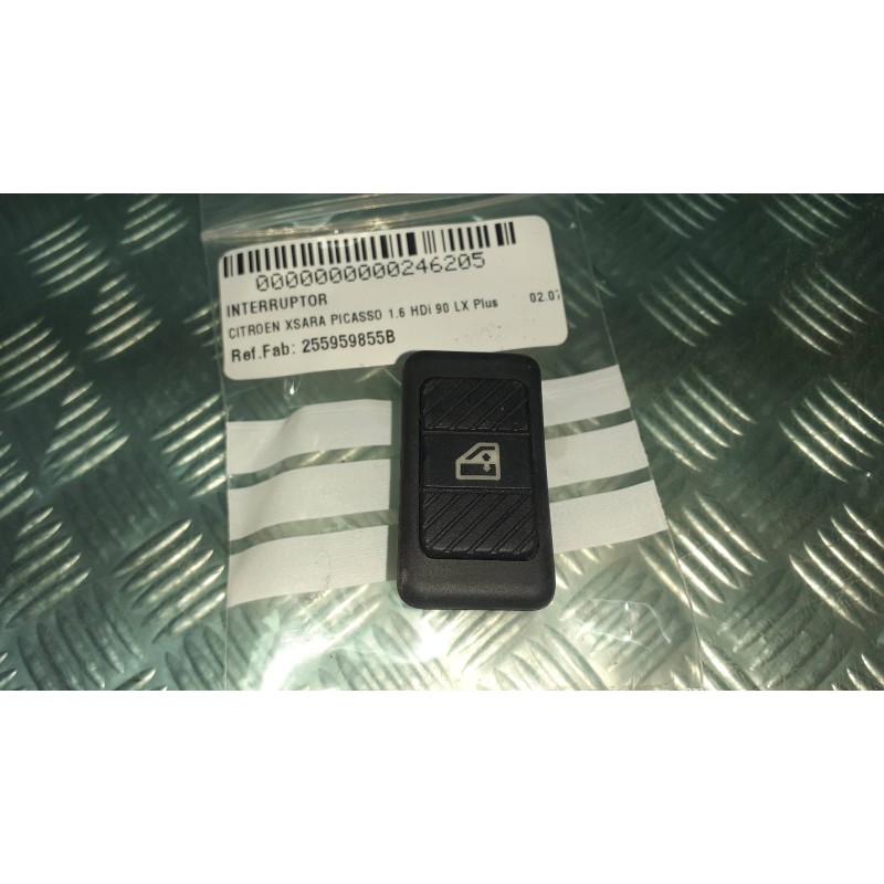 Recambio de interruptor para citroen xsara picasso 1.6 hdi 90 lx plus referencia OEM IAM 255959855B 255959855A CONTROL VENTANA