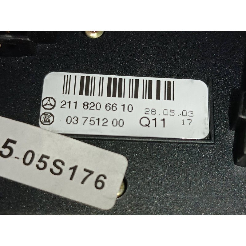 Recambio de guarnecidos palanca cambio para mercedes-benz clase e (w211) berlina e 500 (211.070) referencia OEM IAM 2118206610 0