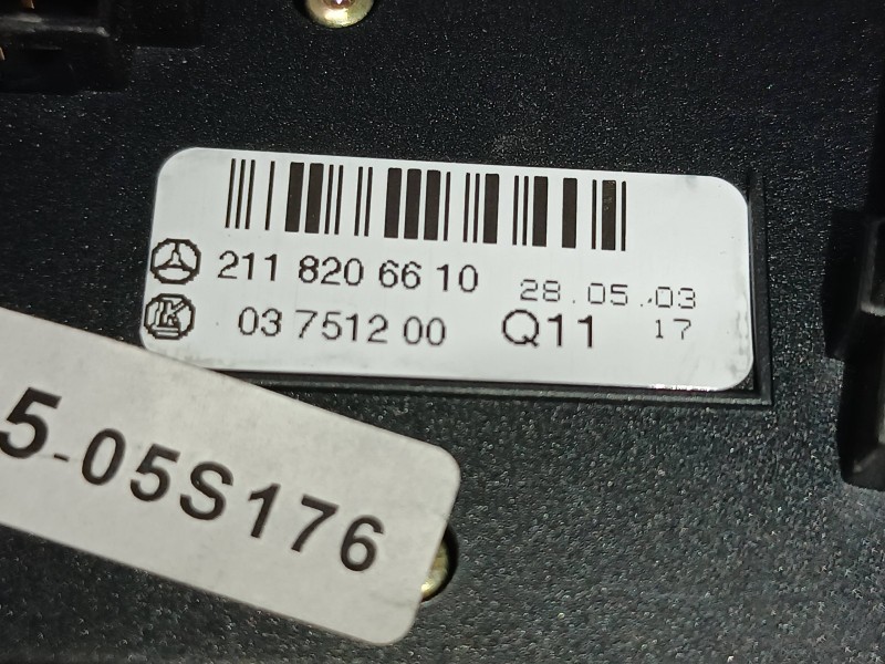 Recambio de guarnecidos palanca cambio para mercedes-benz clase e (w211) berlina e 500 (211.070) referencia OEM IAM 2118206610 0