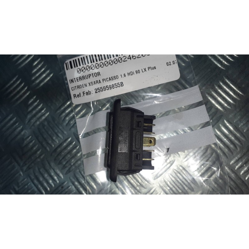 Recambio de interruptor para citroen xsara picasso 1.6 hdi 90 lx plus referencia OEM IAM 255959855B 255959855A CONTROL VENTANA