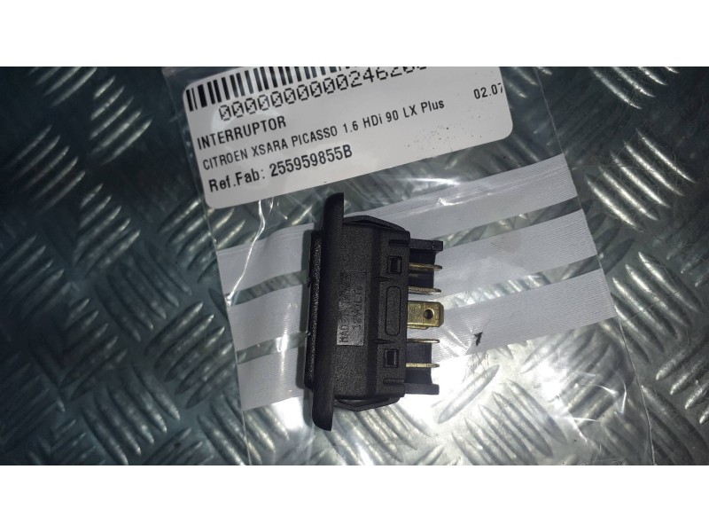 Recambio de interruptor para citroen xsara picasso 1.6 hdi 90 lx plus referencia OEM IAM 255959855B 255959855A CONTROL VENTANA