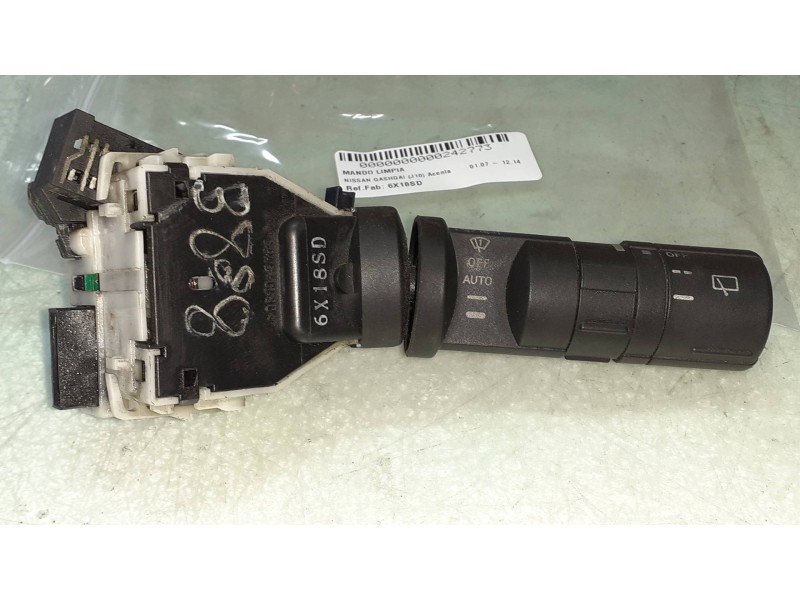 Recambio de mando limpia para nissan qashqai (j10) acenta referencia OEM IAM 6X18SD  