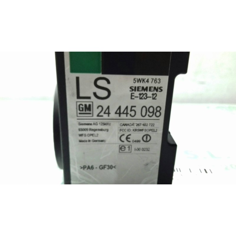 Recambio de conmutador de arranque para opel astra g berlina eco 4 referencia OEM IAM 13107754 24445098 SIEMENS