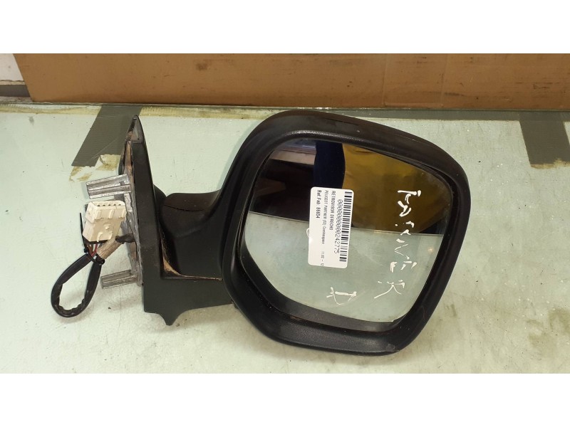 Recambio de retrovisor derecho para peugeot partner (s2) combiespace referencia OEM IAM 86654  ELECTRICO