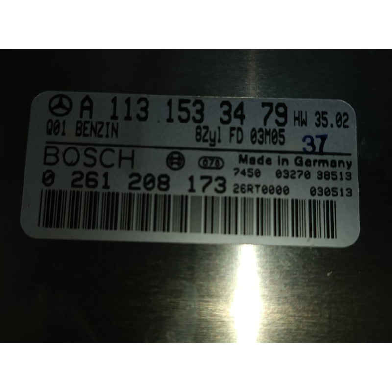 Recambio de centralita motor uce para mercedes-benz clase e (w211) berlina e 500 (211.070) referencia OEM IAM A1131533479 A21154