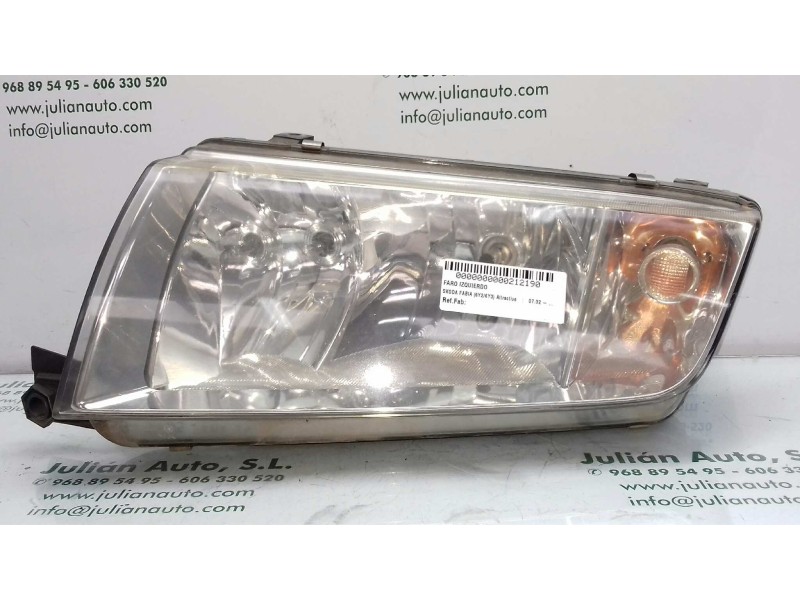 Recambio de faro izquierdo para skoda fabia (6y2/6y3) attractive referencia OEM IAM   