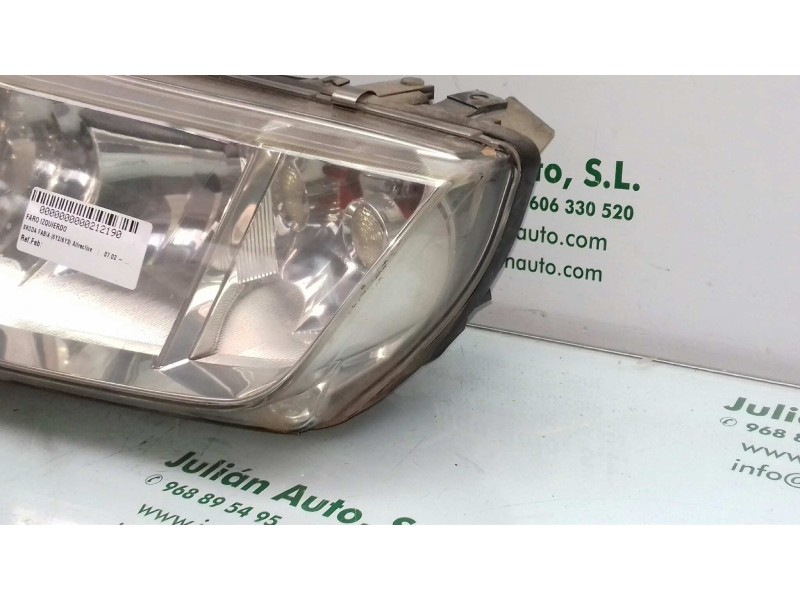 Recambio de faro izquierdo para skoda fabia (6y2/6y3) attractive referencia OEM IAM   