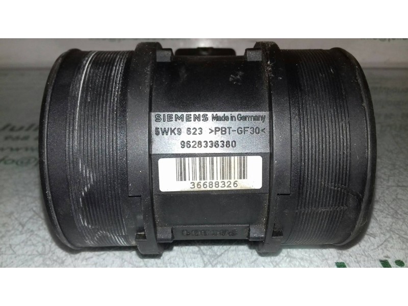Recambio de caudalimetro para peugeot 206 berlina xt referencia OEM IAM 9628336380 5WK9623 SIEMENS