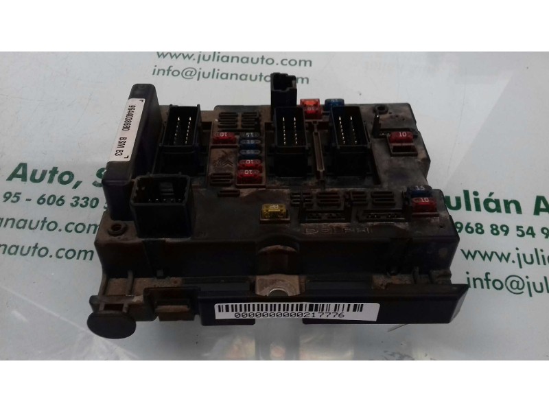 Recambio de caja reles / fusibles para peugeot 307 (s1) xt referencia OEM IAM 9644038680 BSM B3 DELPHI