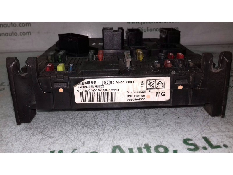 Recambio de centralita motor uce para peugeot 206 berlina xt referencia OEM IAM 0281011188 9650584680 KIT - BOSCH