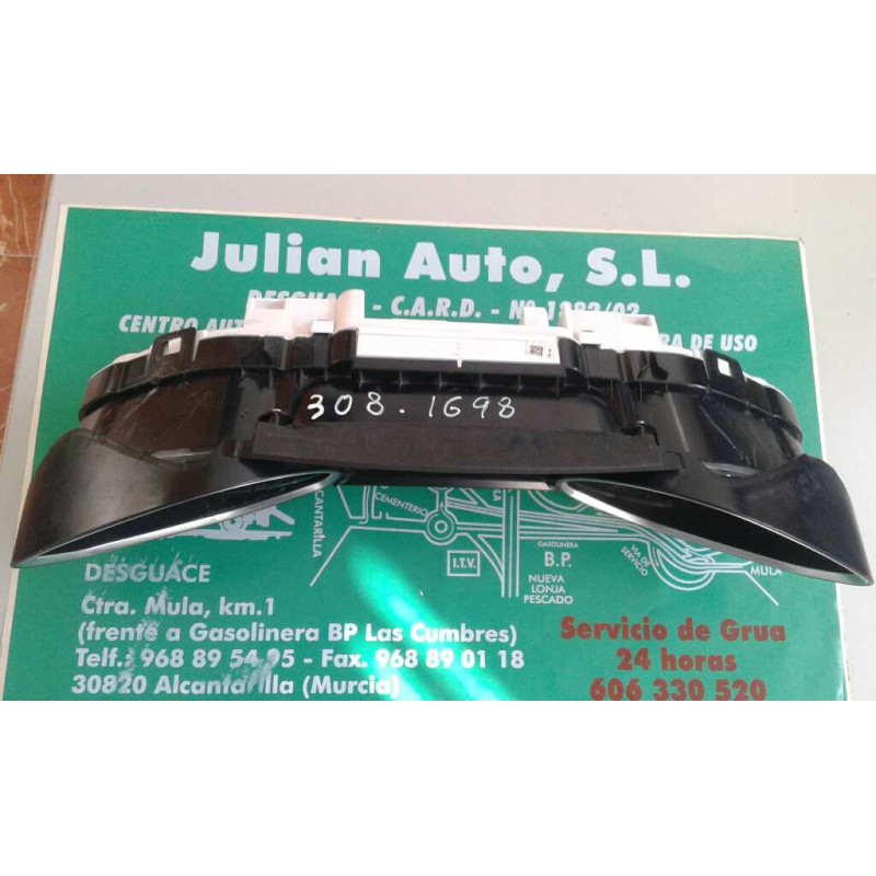 Recambio de cuadro instrumentos para peugeot 308 active referencia OEM IAM 9807588280 3692295900 