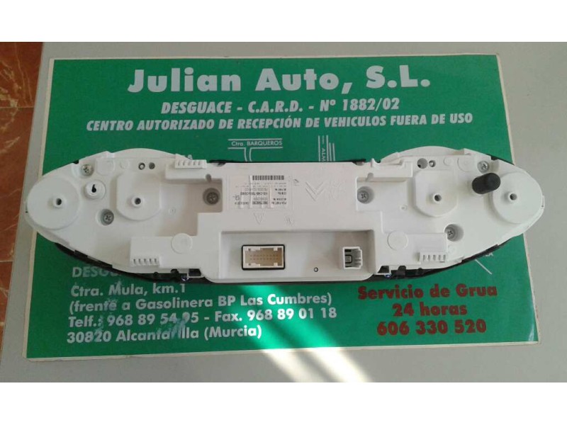 Recambio de cuadro instrumentos para peugeot 308 active referencia OEM IAM 9807588280 3692295900 