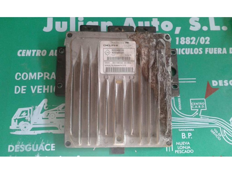 Recambio de centralita motor uce para renault scenic ii confort authentique referencia OEM IAM 8200498188 8200469340 KIT - DELPH