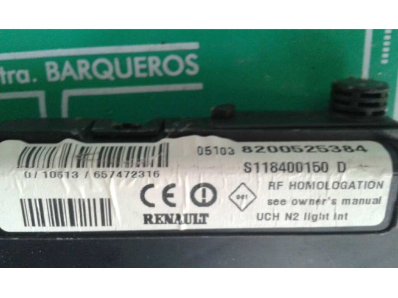 Recambio de centralita motor uce para renault scenic ii confort authentique referencia OEM IAM 8200498188 8200469340 KIT - DELPH