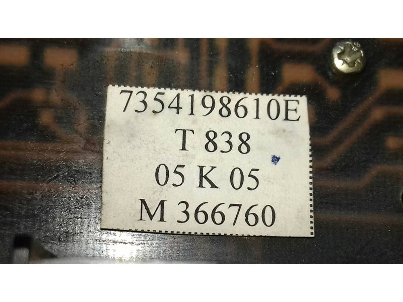 Recambio de warning para fiat doblo cargo (223) 1.9 jtd cat referencia OEM IAM 7354198610E M366760 