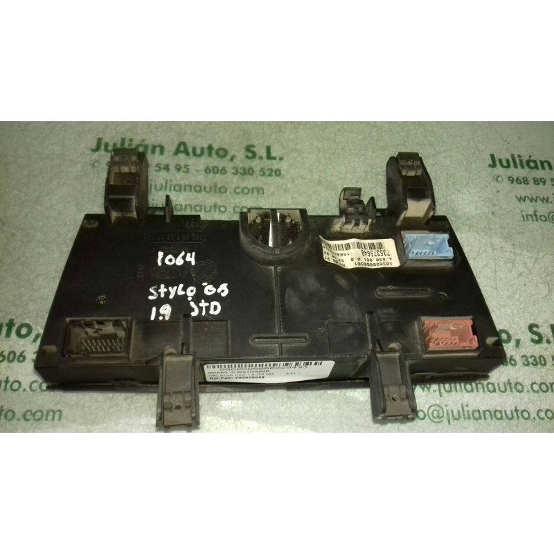 Recambio de mando climatizador para fiat stilo (192) 1.9 jtd cat referencia OEM IAM 735375648 555600001704 1568592754