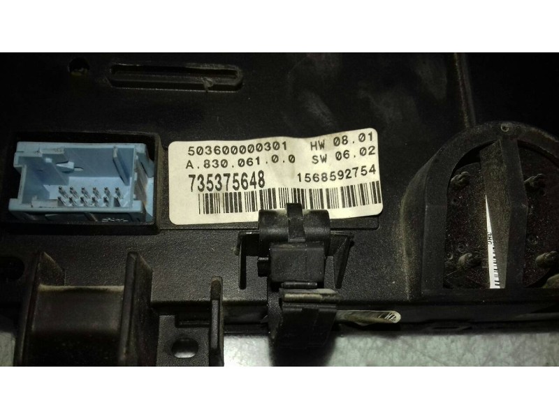 Recambio de mando climatizador para fiat stilo (192) 1.9 jtd cat referencia OEM IAM 735375648 555600001704 1568592754