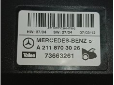 Recambio de modulo electronico para mercedes-benz clase e (w211) berlina e 500 (211.070) referencia OEM IAM A2118703026 73663261 2