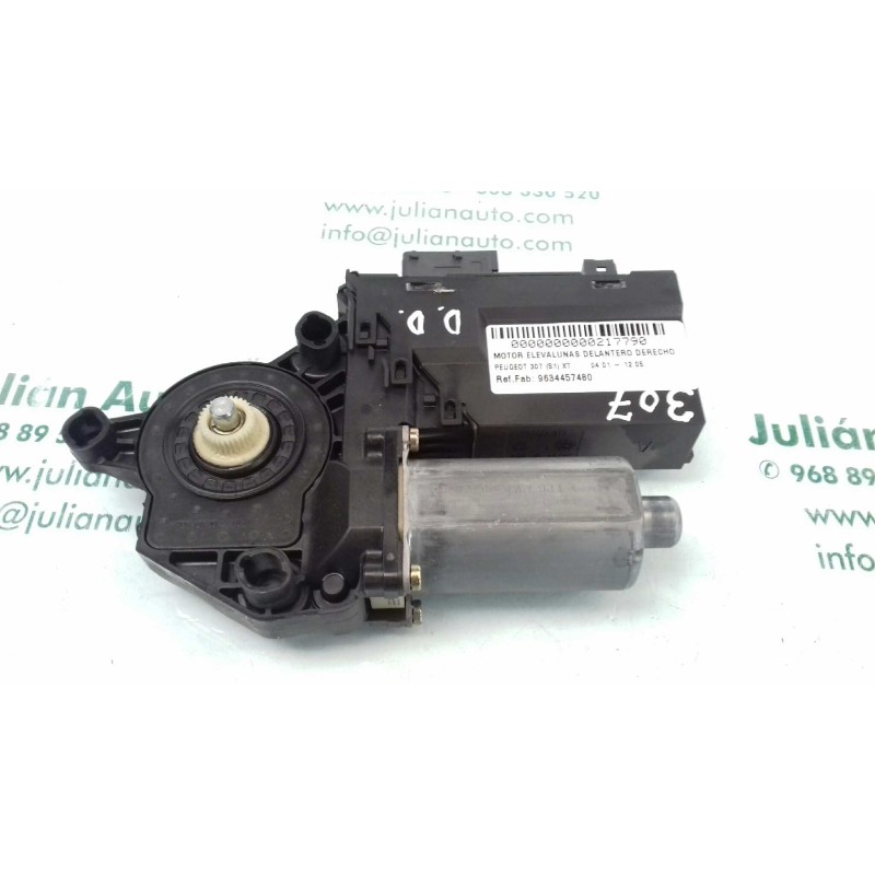 Recambio de motor elevalunas delantero derecho para peugeot 307 (s1) xt referencia OEM IAM 9634457480 990829100 0130821766