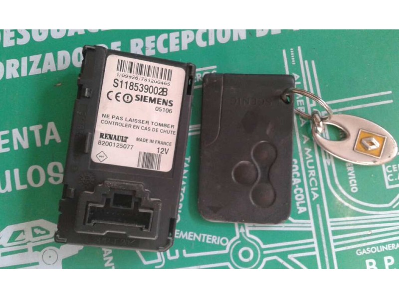 Recambio de centralita motor uce para renault scenic ii confort authentique referencia OEM IAM 8200498188 8200469340 KIT - DELPH