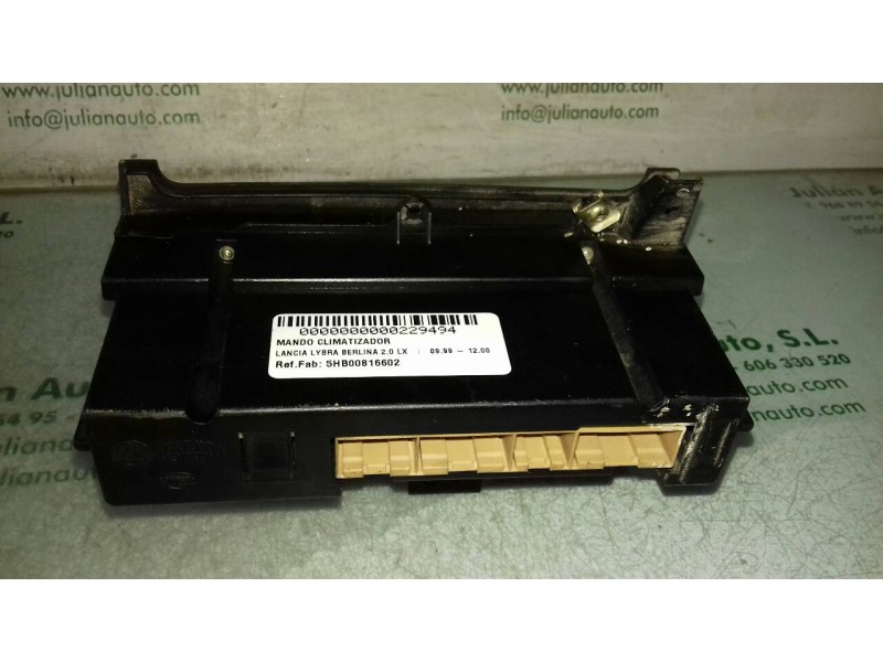 Recambio de mando climatizador para lancia lybra berlina 2.0 lx referencia OEM IAM 5HB00816602 735268242 598640000