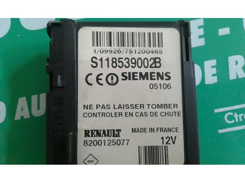 Recambio de centralita motor uce para renault scenic ii confort authentique referencia OEM IAM 8200498188 8200469340 KIT - DELPH
