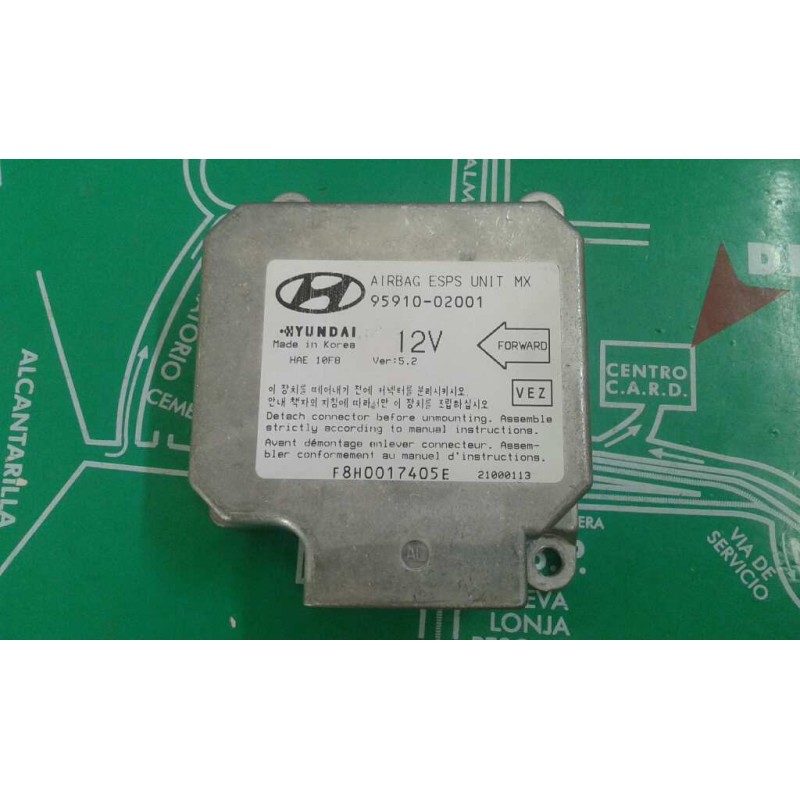 Recambio de centralita airbag para hyundai atos (mx) gl referencia OEM IAM 9591002001 F8H0017405E HYUNDAI