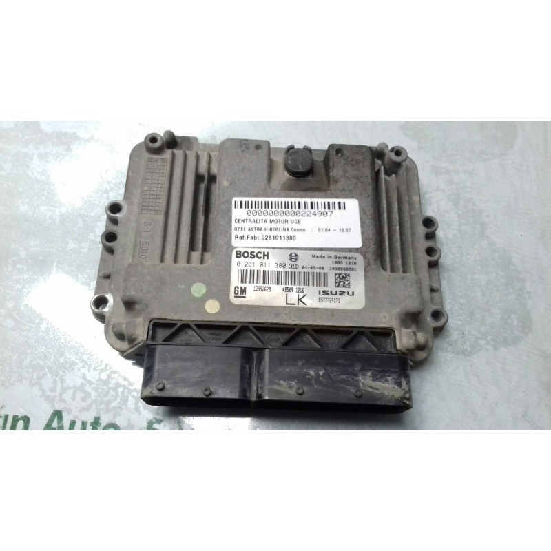 Recambio de centralita motor uce para opel astra h berlina cosmo referencia OEM IAM 0281011380 12992628 BOSCH