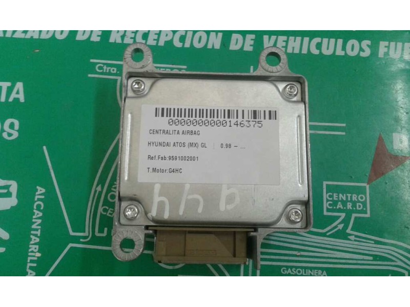 Recambio de centralita airbag para hyundai atos (mx) gl referencia OEM IAM 9591002001 F8H0017405E HYUNDAI