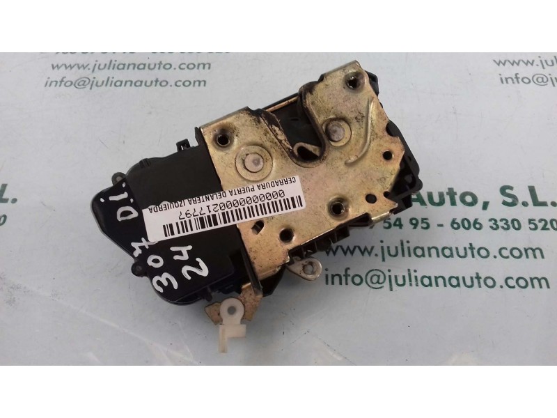 Recambio de cerradura puerta delantera izquierda para peugeot 307 (s1) xt referencia OEM IAM  GRIS 6 PINES