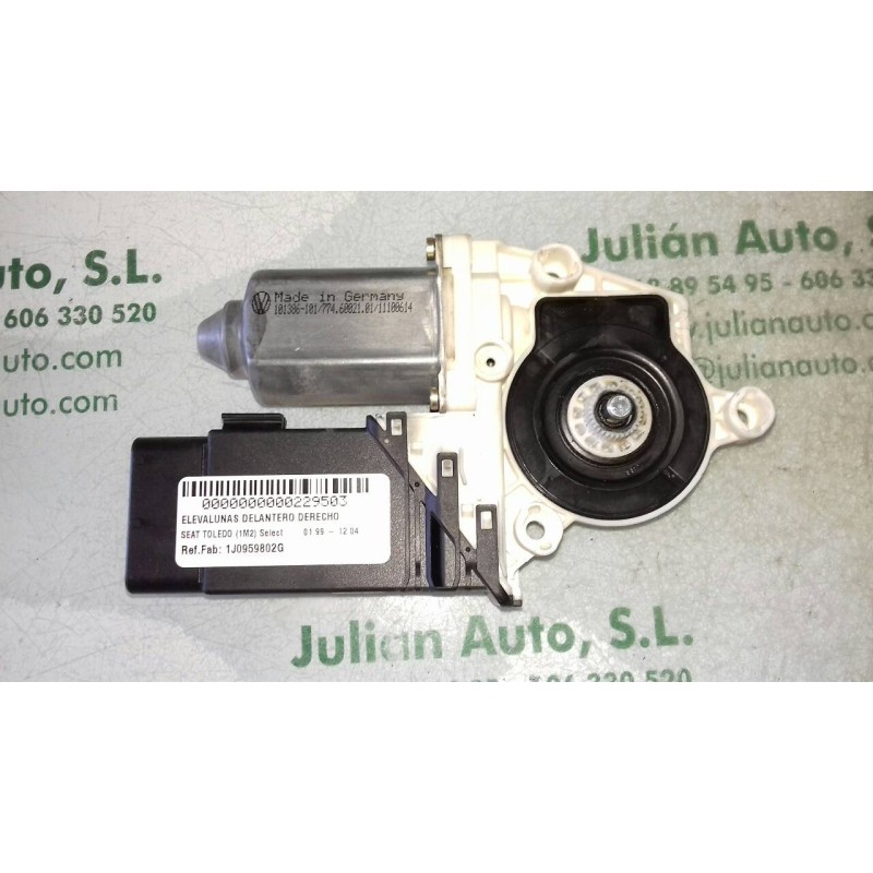 Recambio de motor elevalunas delantero derecho para seat toledo (1m2) select referencia OEM IAM 1J0959802G F005S00052 