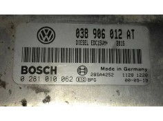 Recambio de centralita motor uce para seat toledo (1m2) select referencia OEM IAM 038906012AT 0281010062 BOSCH 2